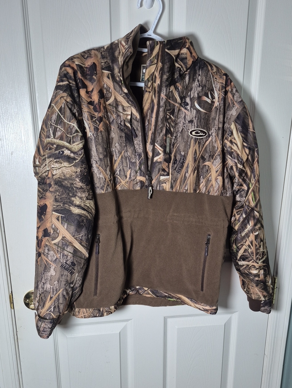 Drake Camo & Brown Men’s Pullover Jacket